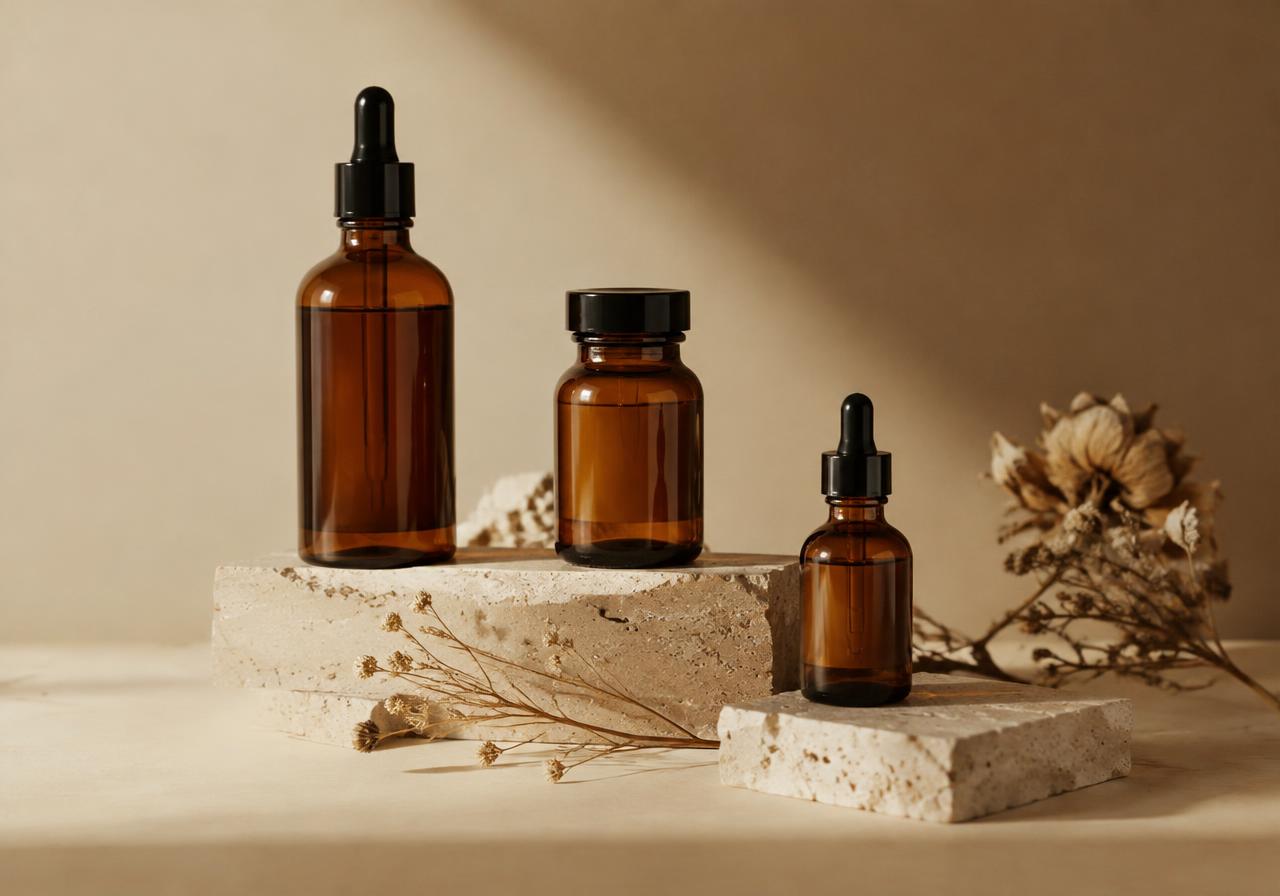 Product photography for a natural skincare line